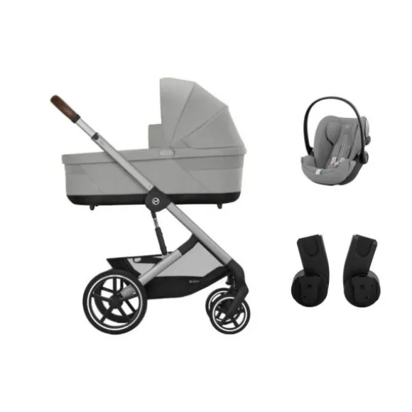 Cybex Balios S Lux Kinderwagen 4-in-1 Almond Beige | Cybex Cloud G I-Size Plus Autostoeltje
