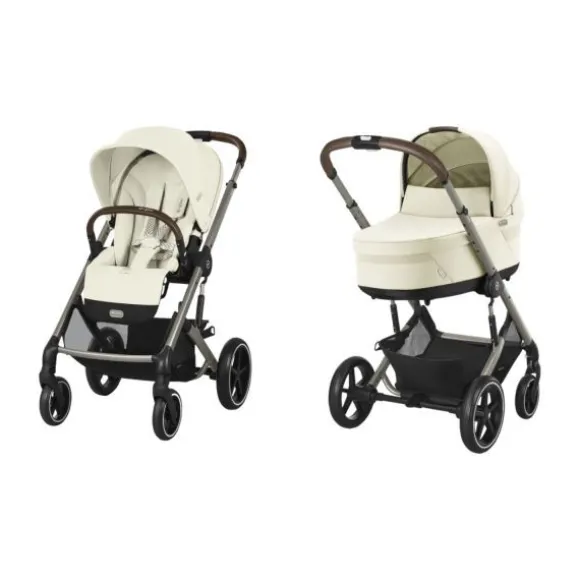 Cybex Balios S Lux Kinderwagen 4-in-1 Almond Beige | Cybex Cloud G I-Size Plus Autostoeltje
