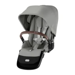 Cybex Gazelle S Tweede Zitje - Black Frame - Moon Black