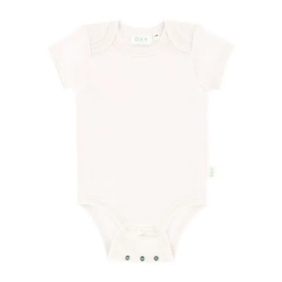 DAY Meegroeiromper Korte Mouw - Off White - Mt. 50/56