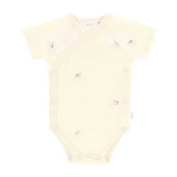 DAY Overslagromper Korte Mouw - Mt. 50/56 - Cream