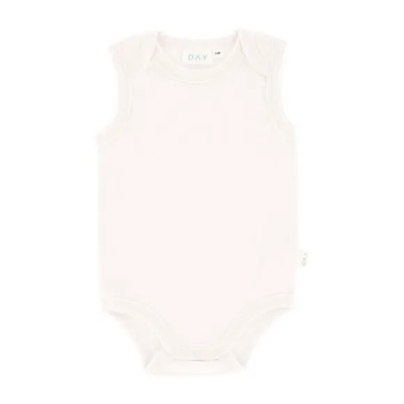 DAY Romper Mouwloos - Off White - Mt. 50/56