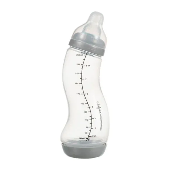 Difrax 1-2-3 Doseer S-fles Grijs 250 ml
