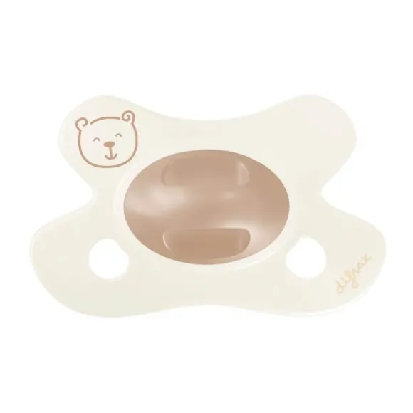 Difrax Natural Fopspeen - 6+ Mnd - Berry Pink Bunny