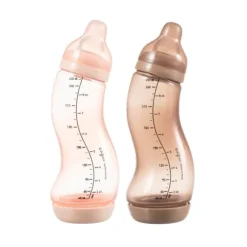 Difrax S-Fles Baby Blauw / Crème 250 ml 2 Stuks