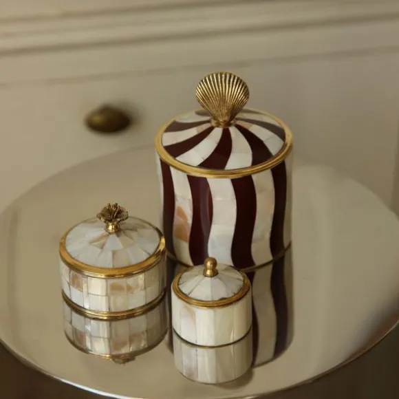 Doing Goods Abby Circusdoosje – Groot – Bordeaux/Parelmoer