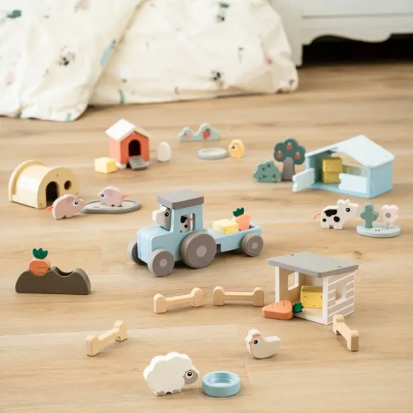 Done By Deer Speelset - Tiny Farm Pigee - Colour Mix