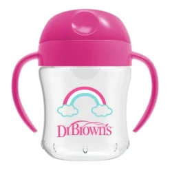Dr. Brown's Trainingsbeker Roze 180 ml