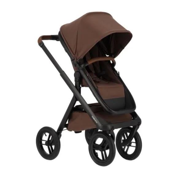 Dubatti One E6 Kinderwagen Dark Brown / Walnut Brown | Dubatti by Römer Autostoeltje Babysafe Pro | Vario Base 5Z