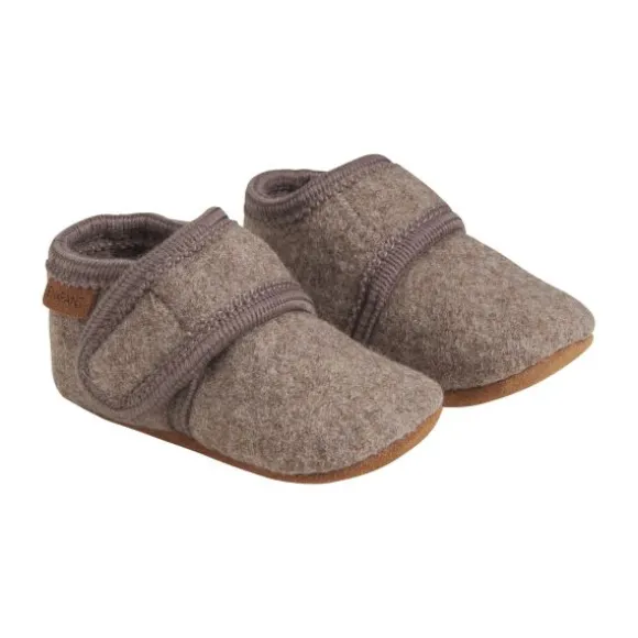 En Fant Baby Wool Slippers - Walnut - Maat 21/22