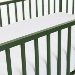 Europe Baby Liam Babybed Metaal Dark Green 60 x 120 cm