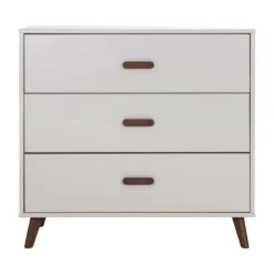 Europe Baby Olivia II Ledikant 60 x 120 cm - Oatmeal / Walnoot - Retro