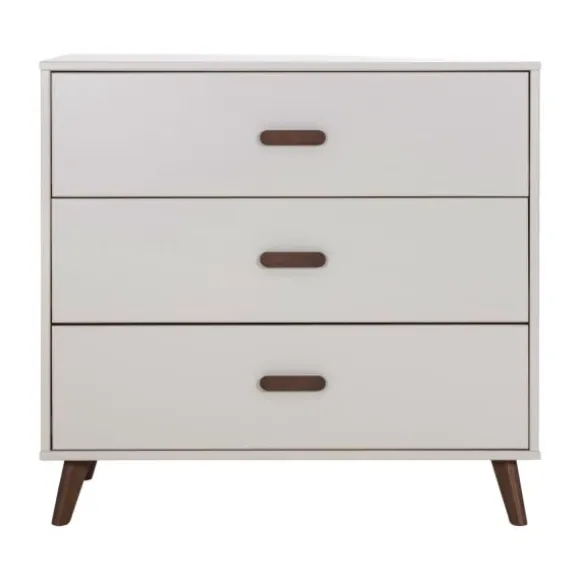 Europe Baby Olivia II Ledikant 60 x 120 cm - Oatmeal / Walnoot - Retro