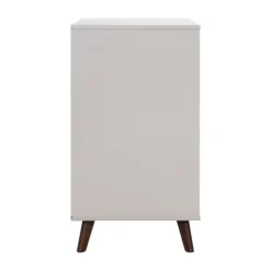 Europe Baby Olivia II Ledikant 60 x 120 cm - Oatmeal / Walnoot - Retro