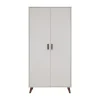 Europe Baby Olivia Kledingkast - 2-Deurs - Oatmeal - Retro