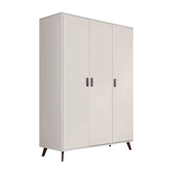 Europe Baby Olivia Kledingkast - 3-Deurs - Oatmeal - Retro