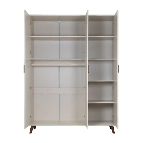 Europe Baby Olivia Kledingkast - 3-Deurs - Oatmeal - Retro