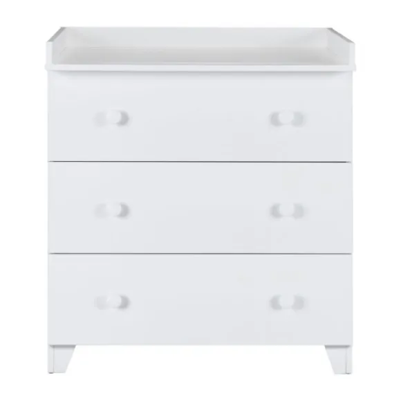Europe Baby Sarah Babykamer Wit | Bed 70 x 140 cm + Commode