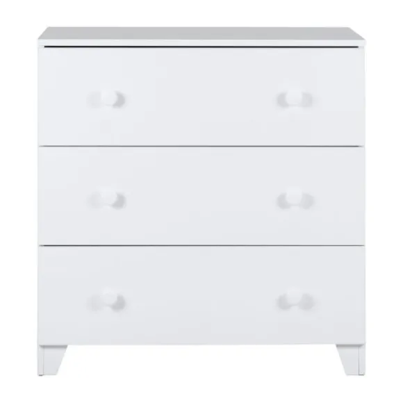 Europe Baby Sarah Babykamer Wit | Bed 70 x 140 cm + Commode