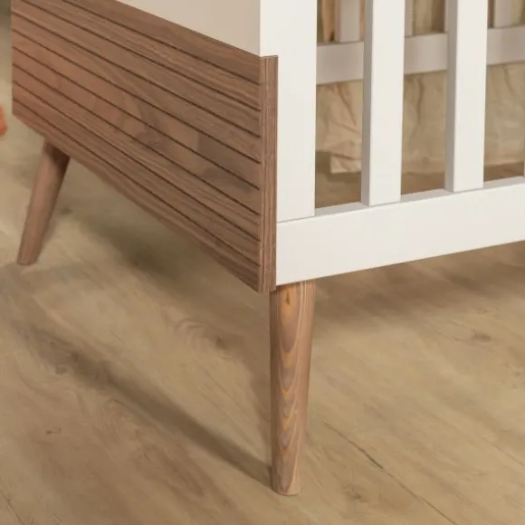 Europe Baby Sev Babykamer Oatmeal/Oatmeal | Ledikant 60 x 120 + Commode