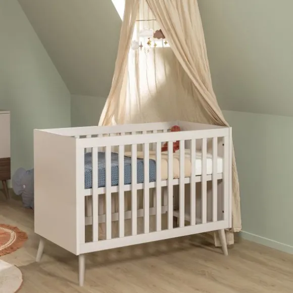 Europe Baby Sev Babykamer Oatmeal/Oatmeal | Ledikant 60 x 120 + Commode