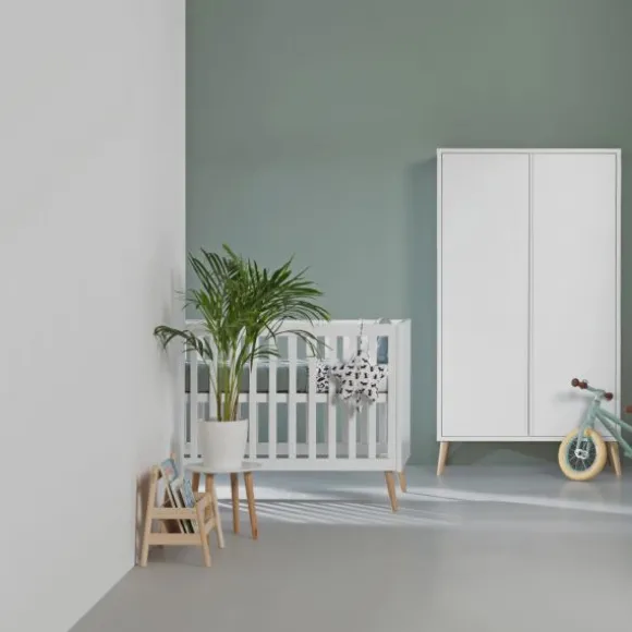 Europe Baby Sterre Babybed - Wit / Naturel - 60 x 120 cm