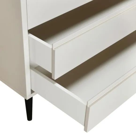 Europe Baby Sterre Babykamer Oatmeal / Zwart | Bed 60 x 120 cm + Commode