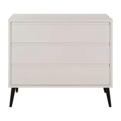 Europe Baby Sterre Babykamer Oatmeal / Zwart | Bed 60 x 120 cm + Commode
