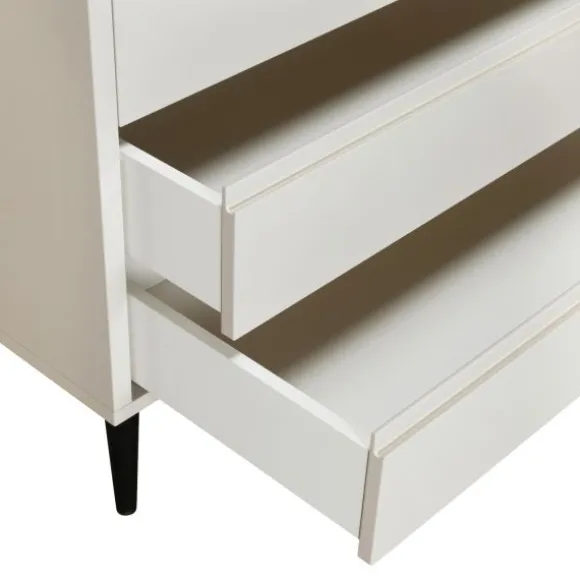 Europe Baby Sterre Babykamer Oatmeal / Zwart | Bed 60 x 120 cm + Commode