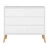 Europe Baby Sterre Commode - Wit / Naturel