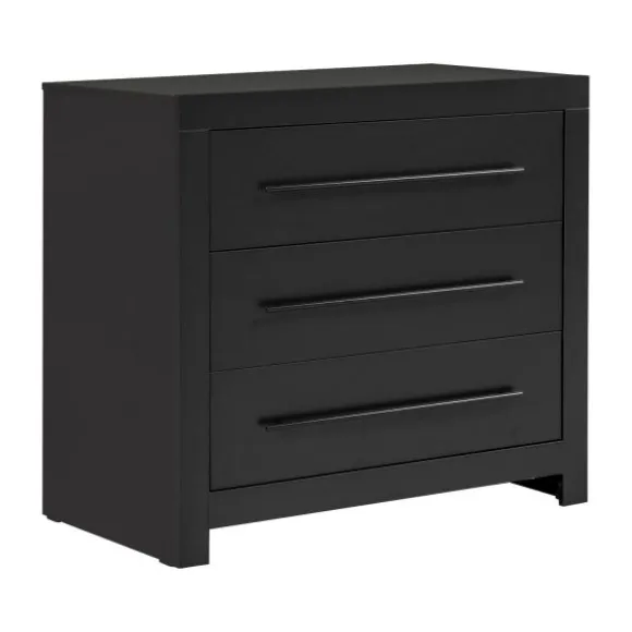 Europe Baby Vittoria III Babykamer Zwart | Bed 70 x 140 cm + Commode