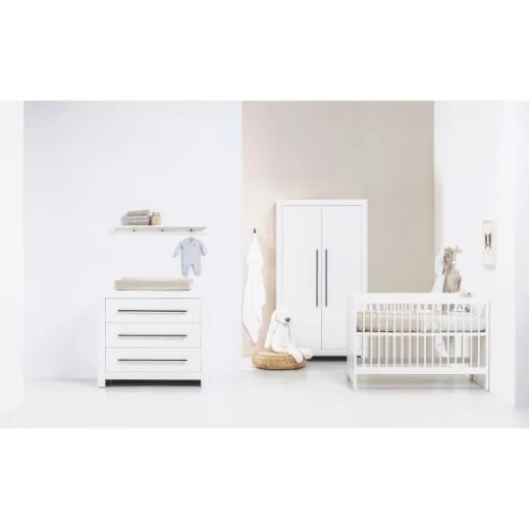 Europe Baby Vittoria III Kledingkast 3-Deurs Wit