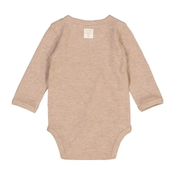 Feetje The Magic is in You Rib Wikkelromper – Mt. 50 - Taupe Melange