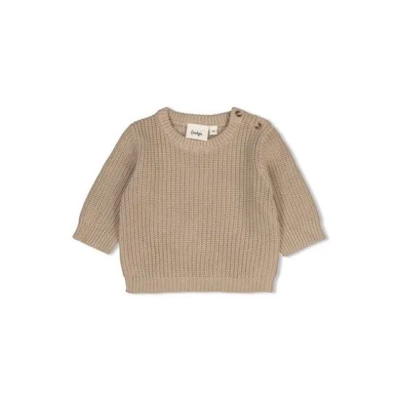 Feetje The Magic is in You Sweater Gebreid - Mt. 56 - Taupe