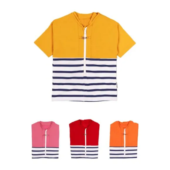 Floatee Anti-Verdrinking T-shirt Korte Mouwen - 4 Jaar - Geel