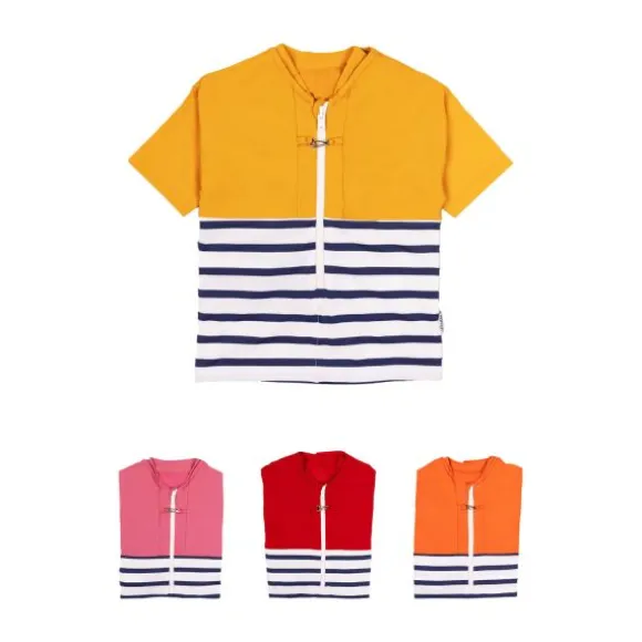 Floatee Anti-Verdrinking T-shirt Korte Mouwen - 4 Jaar - Geel