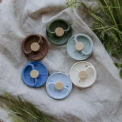 FRIGG Little Viking Fopspeen - 0-6 Mnd - 2 stuks - Powder Blue/Cream