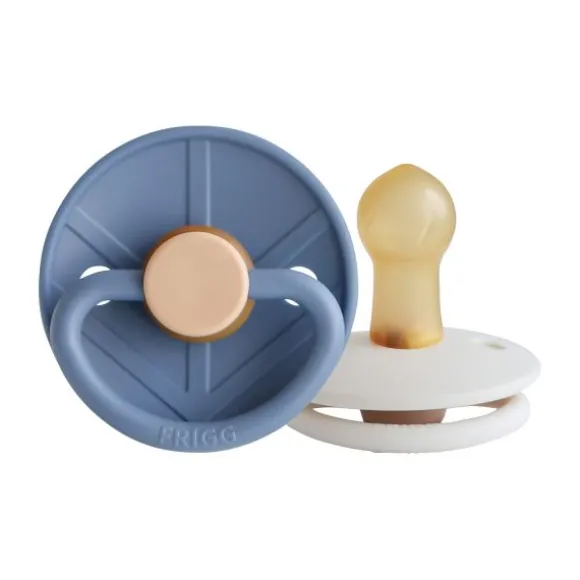 FRIGG Little Viking Fopspeen - 0-6 Mnd - 2 stuks - Ocean View/Cream