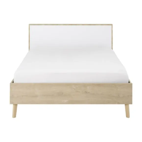 Gami Larvik Bed - 120x200 cm - Licht Eikenhout