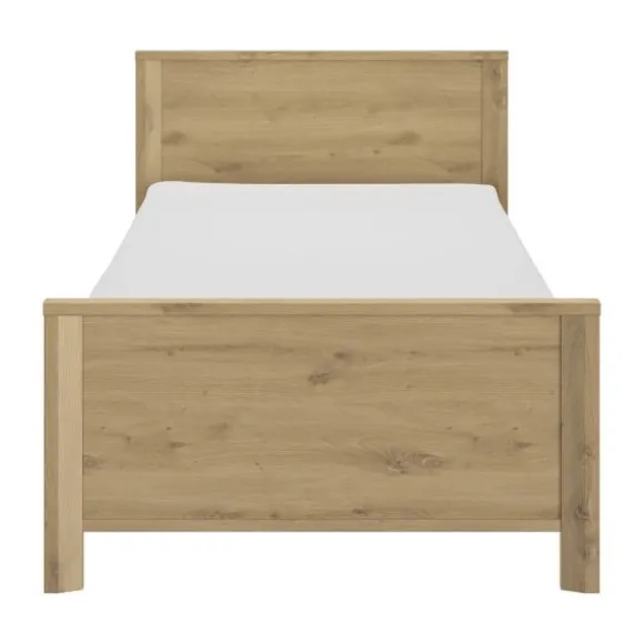 Gautier Lugano Bed - 90 x 200 cm - Artisan Eiken