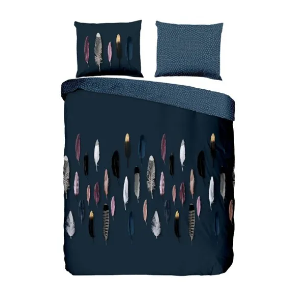 Good Morning Feathers Dekbedovertrek - 200 x 220 cm - Blue