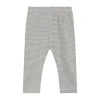 Gray Label Legging - Grey Melange / Cream - 6-9 Mnd