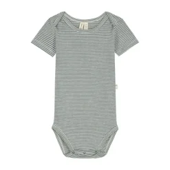 Gray Label Romper - Maat 0-3 Mnd - Blue Grey/Cream