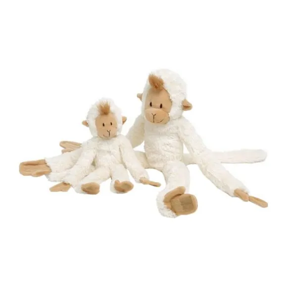 Happy Horse Hanging Monkey Knuffel 45 cm Wit