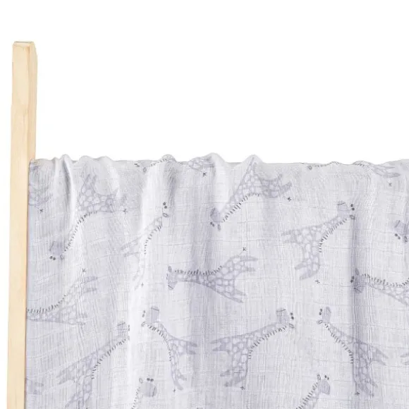 HappyBear Blue Giraffe Hydrofiel Luier 120 x 120 cm