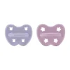 Hevea Fopspeen Rond Dusty Violet / Light Orchid 3-36 Mnd 2 Stuks