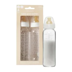 Hevea Glazen Fles 240 ml 2 Stuks