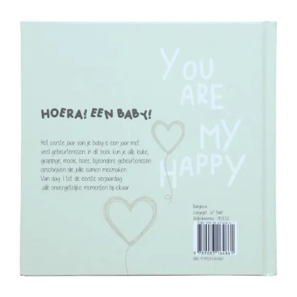JEP! Kids Babyboek Vierkant Zachtgroen
