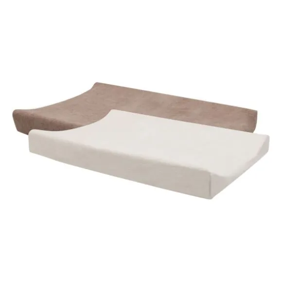 Jollein Aankleedkussenhoes Badstof 50x70cm – 2 Stuks