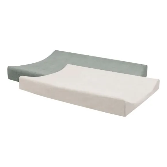 Jollein Aankleedkussenhoes Badstof 50x70cm – 2 Stuks
